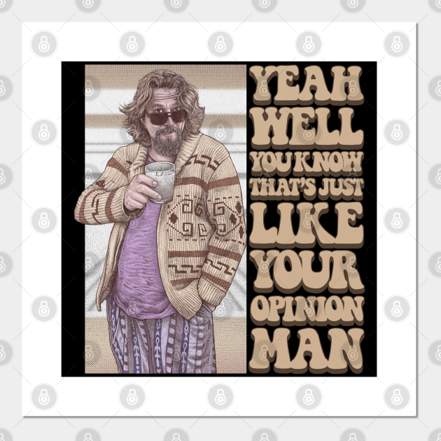 Music & Movie Posters typographic poster print The Big Lebowski There